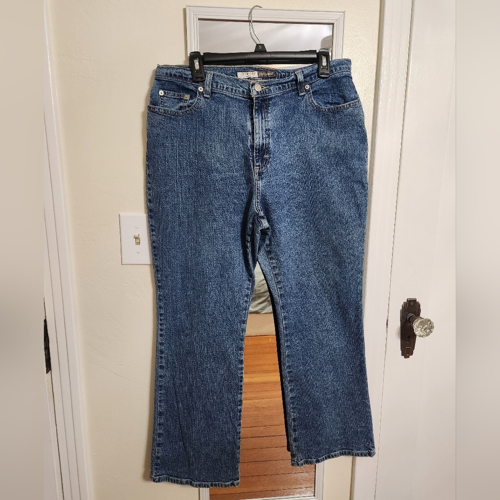 St. John's Bay Women's Stretch Boot Jeans Petite